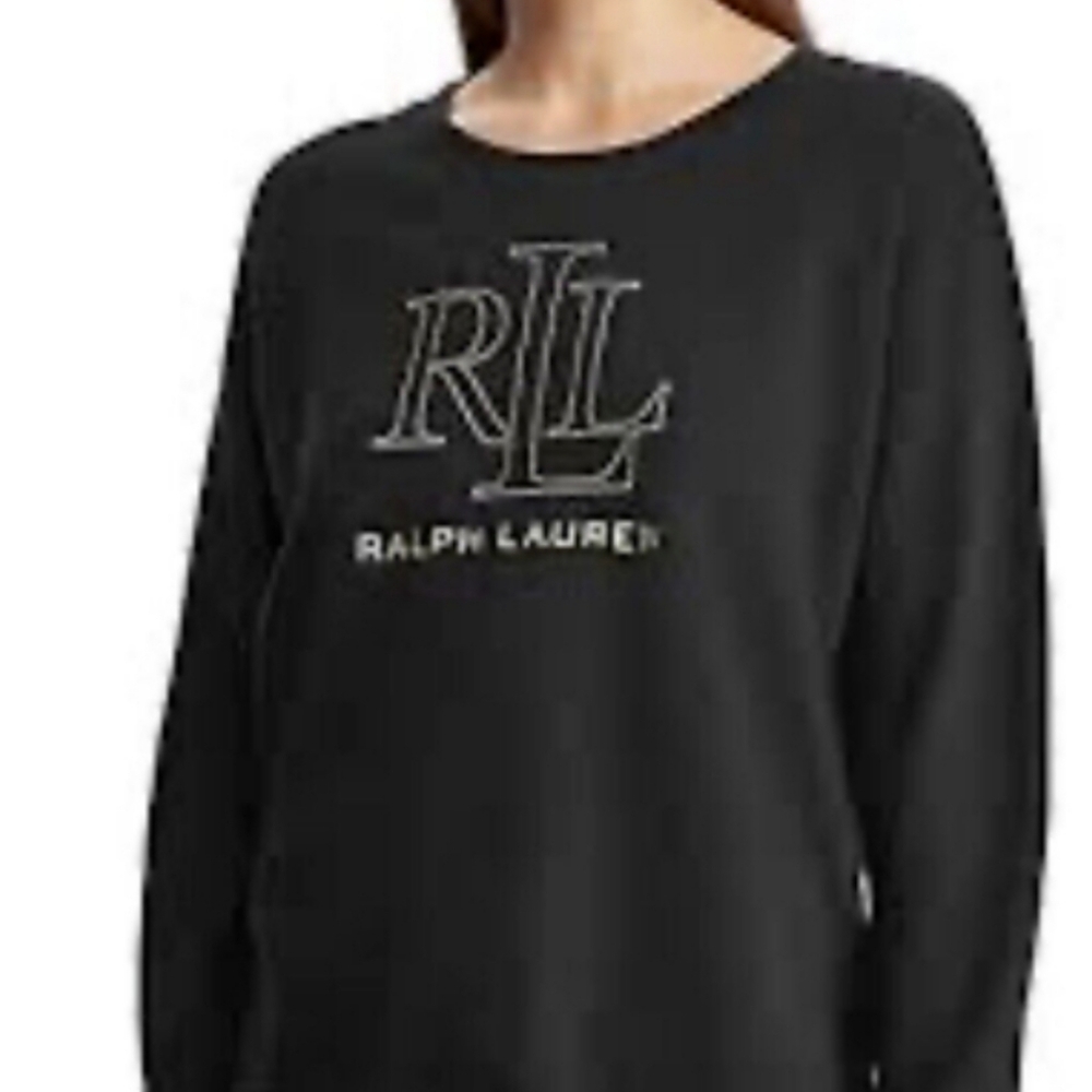Lauren by Ralph Lauren Spellout Logo Crewneck Sweatshirt  Sz. XS.